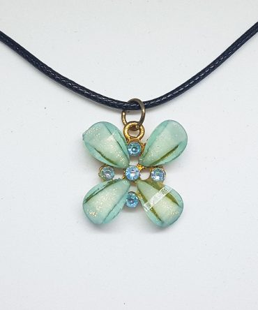 light green gold pendant