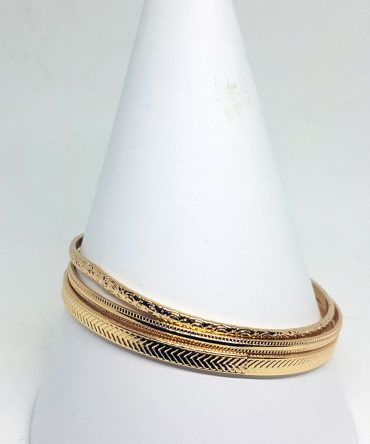 Gold bangles