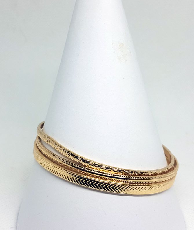 Gold bangles