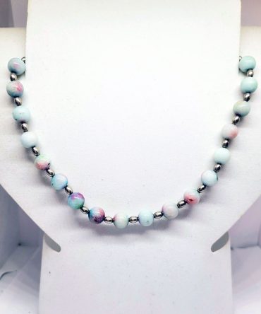 Pastel bead necklace