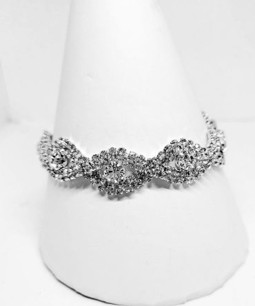 Diamante twist bracelet