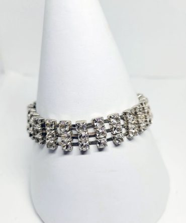 Crystal 3 row bracelet