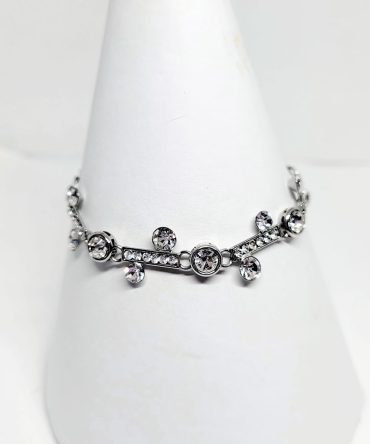 Crystal circles bracelet