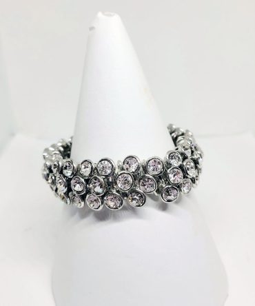 Crystal cluster bracelet