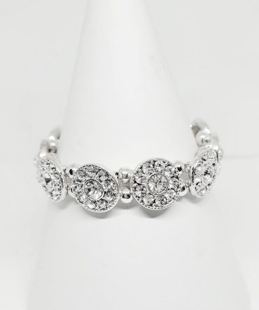 Diamante disc bracelet