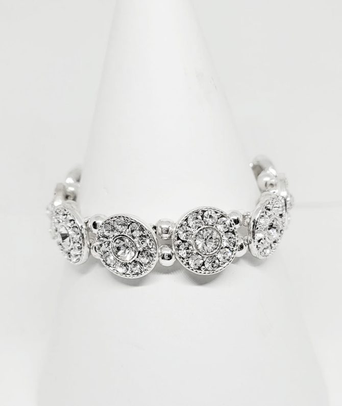 Diamante disc bracelet