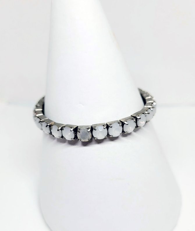 White stone bracelet