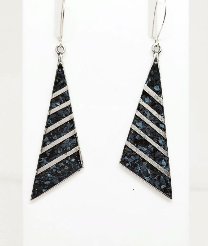 Abalone stripe earrings