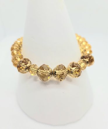 Bead yellow bracelet