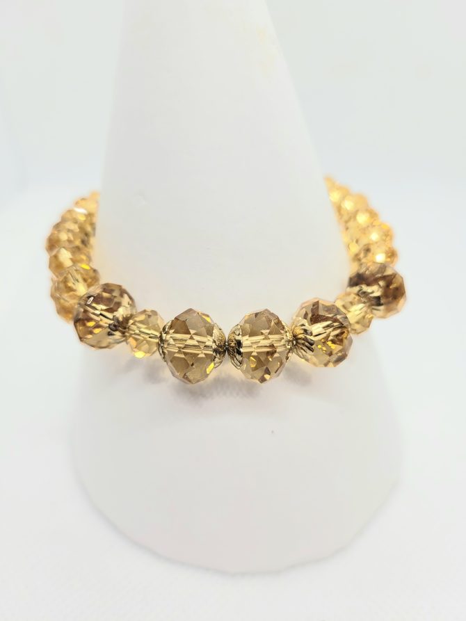 Bead yellow bracelet