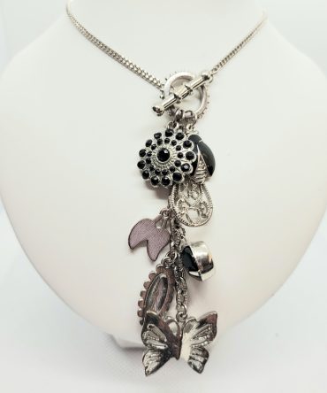 Charm silver  necklace