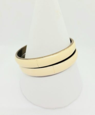 Cream bangles