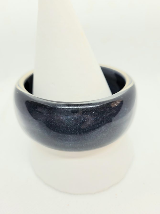 Dark blue Lucite bangle vintage