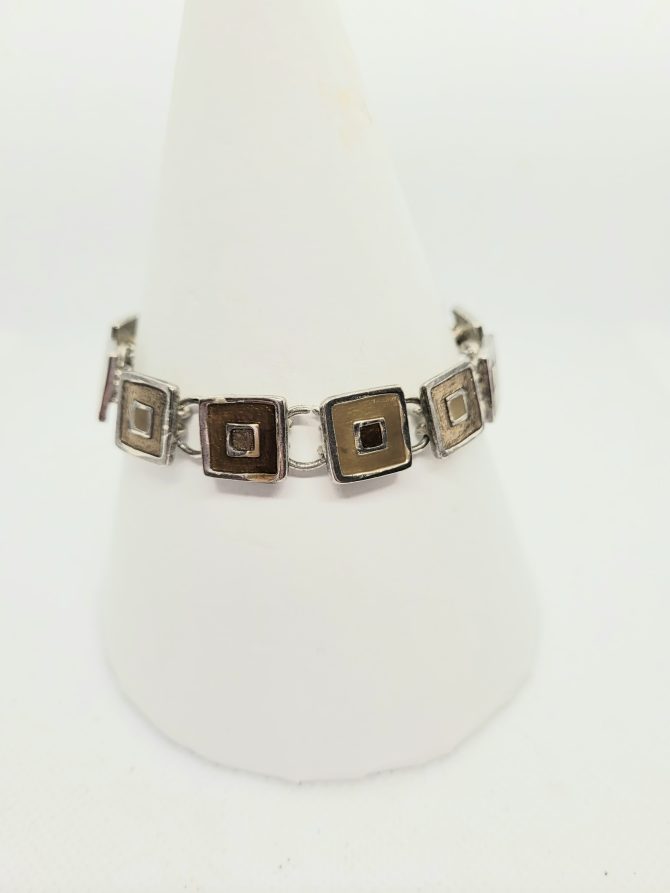 Brown square bracelet