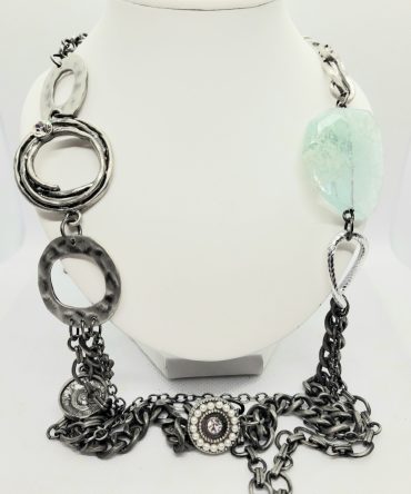 Long statement necklace