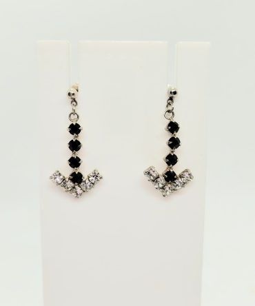 Crystal arrow earrings