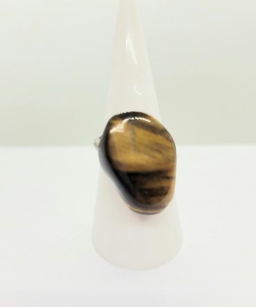Large Tiger's eye ring vintage