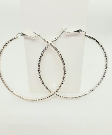 Hoop large earrings