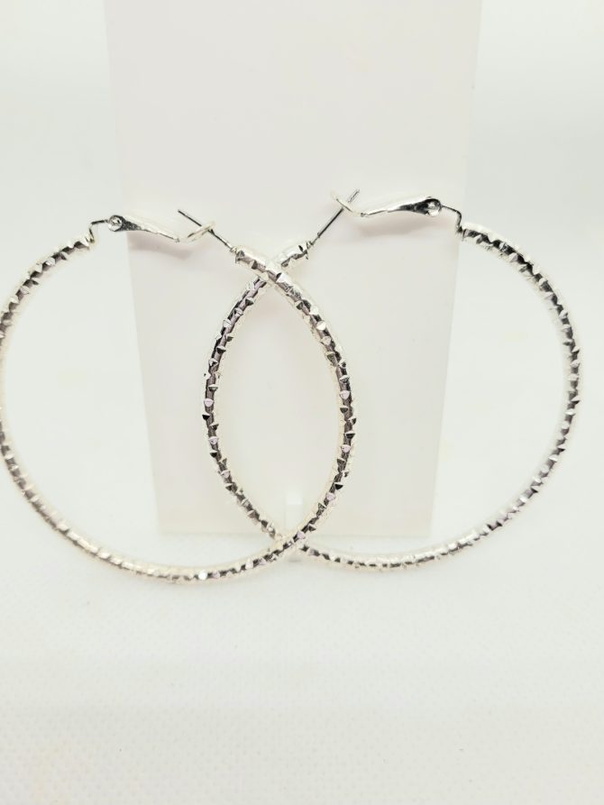 Hoop large earrings