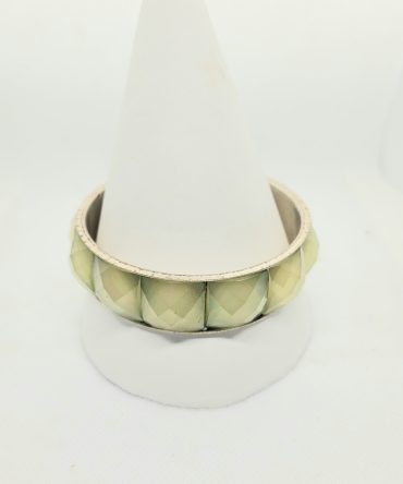 Large green bangle