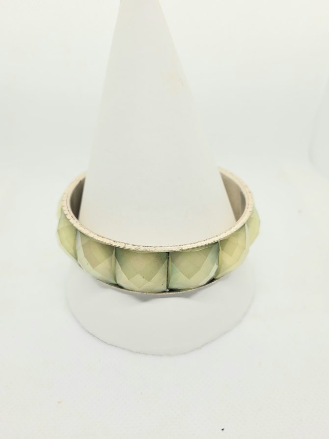 Large green bangle