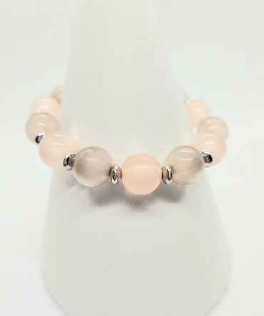 Pink bead bracelet