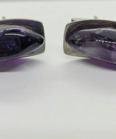 Amethyst cufflinks