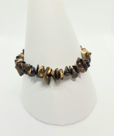 Brown chip bracelet
