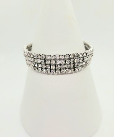 Crystal 4 row bracelet
