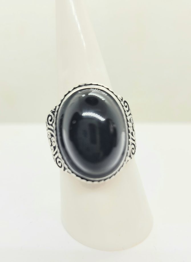 Black large ring