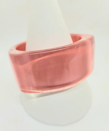 Chunky pink bangle