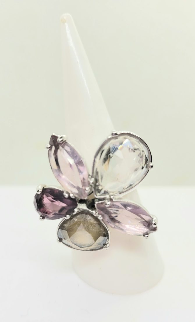 Multicoloured flower ring