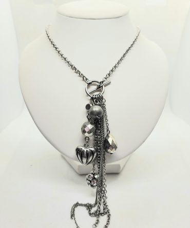 Charm trail necklace